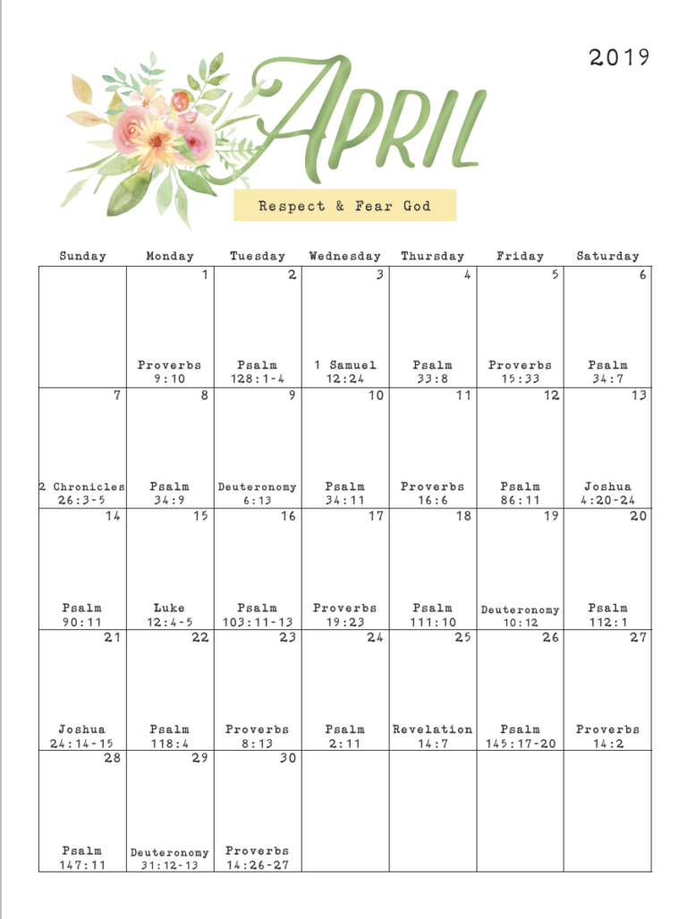 Christian Woman Magazine April 2019 Calendar Gospel Advocate christian-woman-magazine-april-2019-calendar-gospel-advocate